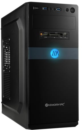 Office PC i5-12400F, 16 GB DDR4, 256 GB SSD, NVIDIA GT 710, Windows 11 Pro Silent Computer für Büro & Business, WLAN