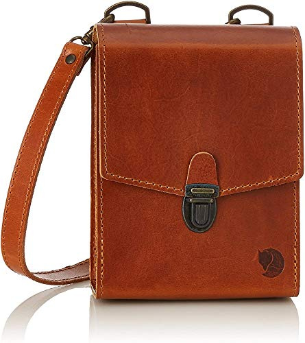 Fjällräven Unisex Singi Bino Bag, Leather Cognac, One Size