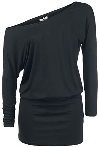 Black Premium by EMP Mujer Vestido Corto Negro M