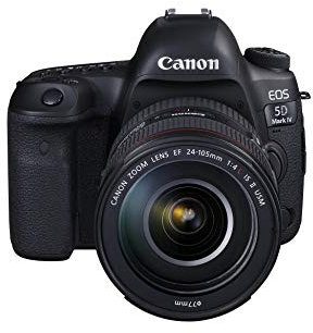 Canon EOS 5D Mark IV + EF 24-105mm f/4L IS II USM SLR Camera Kit 30.4MP CMOS 6720 x 4480pixels Black - Digital Camera (30,4 MP, 6720 x 4480 Pixels, CMOS, 4K Ultra HD, 800 g, Black)