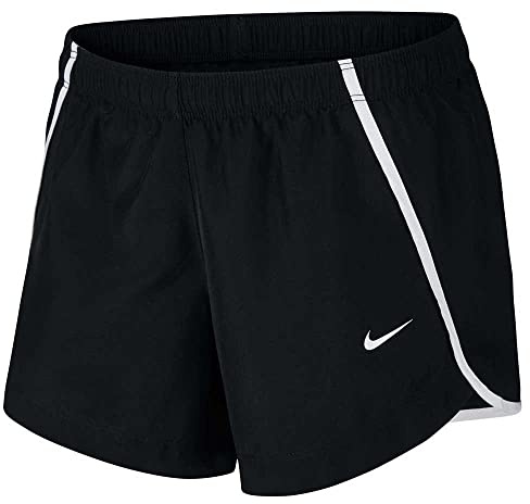 Nike G NK Dry Sprinter Short Sport Shorts, Niñas, Black/Black/White/White C/O, L