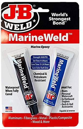 J-B Weld 8272 MarineWeld Marine Epoxy - 2 oz.(2Pack)