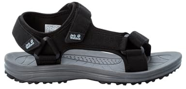 Jack Wolfskin Unisex Wave Breaker M Sandale, Schwarz, 39.5 EU