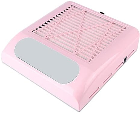 Layhou Aspiratore unghie professionale, Aspirapolvere elettrico per collettore di polveri per unghie da 80 W 2 livelli con velocità regolabile con filtro