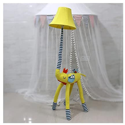 Lámpara de pie Lámpara de pie Tela hecha a mano Lámpara de pie Lindo elefante de nariz larga Interior 51.1in Lámpara de almacenamiento moderna Juguete for niños Sala de estar de pie ( Color : Floor La
