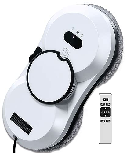 TEHONGMAI Robot Window Cleaner, Double-Sided Water Spray Window Cleaning Robot, Window Vacuum Cleaner Smart Glass Cleaning Robot for Indoor and Outdoor Glass Tile Window Cleaner Kit