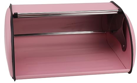 Tuwei Brotkasten, Multifunktionaler Roll-Top-Brothalter Surable Pink für Utensilien