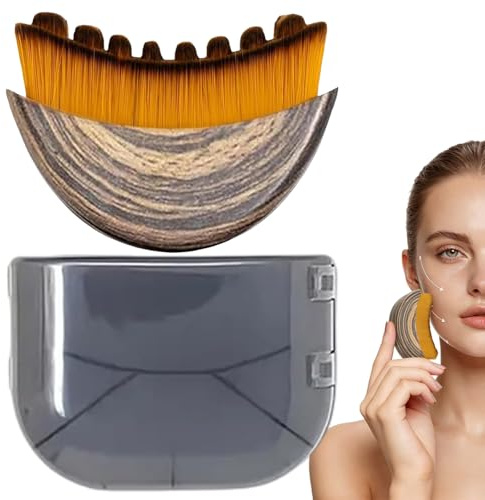 Lymphatic Drainage Brush - Contour Brush for Jawline & Chin Sculpting, Precise Skin Fit - Ergonomically Designed to Fit The Skin Precisely