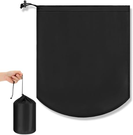 BESPORTBLE Borsa Portaoggetti Leggera Impermeabile Con Coulisse Per Piumini E Abbigliamento Custodia Compatta Per Viaggi Conservazione Vestiti Antivento E Protezione Solare Multiuso 13.00X9.84X0.04In