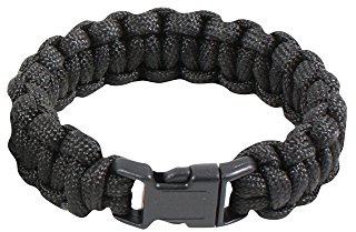 Rothco Paracord Bracelet, Black, 8''