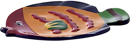 Gedy Dori Portasapone, Resina, Turchese, 11 X 17.5 X 1.5