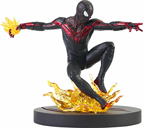 Diamond Select Toys Marvel Gamer Verse Gallery - Spider-Man Miles Morales PVC Statue (Jun212283)
