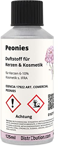Pfingstrose 125ml Duft Öl für Kerzen, Kosmetik, Seifenherstellung