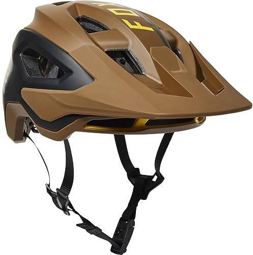 Fox Herren Helmet Speedframe Pro Blocked, Braun, Large