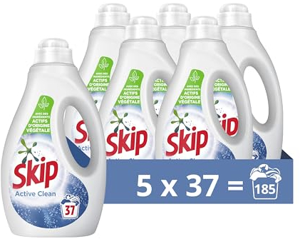 Skip Lessive Liquide Active Clean 5x37 Lavages