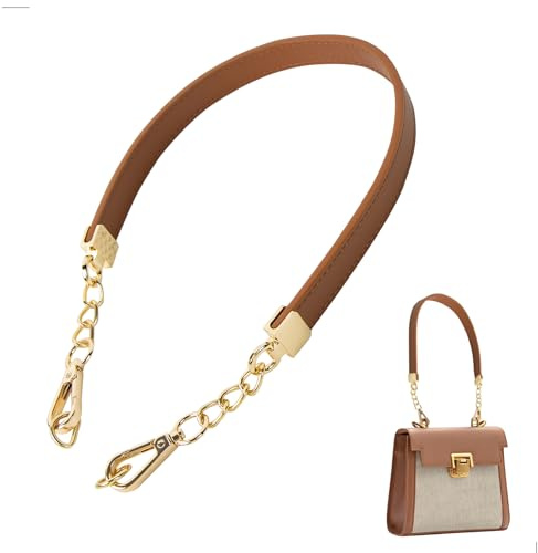 Chaîne de Sac à Main Sangles de Remplacement, Sangle de Chaîne en Cuir, Chaîne de Remplacement de Sac, Sangle pour Bandoulière avec Boucles, pour Sac Bandouliere, Sac, Sacs à Main, 58CM