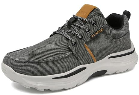 Baskets À Enfiler Pour Hommes Chaussures Diabétiques Chaussures De Course Chaussures Hallux Valgus Pour Pieds Gonflés, Antidérapantes Chaussures De Randonnée Chaussures Orthopédiques,Black-48 EU