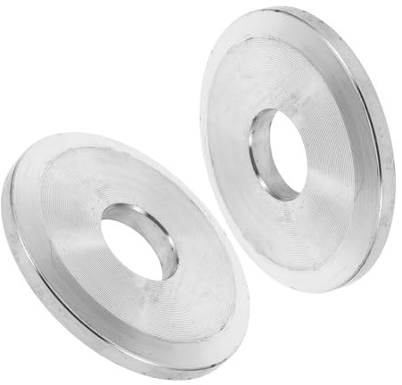 HOMSFOU 1 Par Accesorios para de mesa carpintería accesorio para de mesa partes Estabilizador de hoja de de mesa cómoda placa de sujeción del husillo aleación Silver