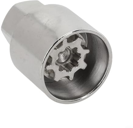 Gdfnmogo Set di chiavi per dadi di bloccaggio ruote – Kit di bulloni di bloccaggio principale antifurto per, Superb, per Fabia & - Dadi di sicurezza per ruote in metallo bronzo con Matc(P)