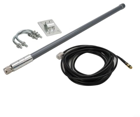 för lorawan 860–930 MHz höggängad utomhusantenn glasfiber 55 cm N-malkabel för Bobcat för nebra för RAK Miner Förbättrad signal (antennkit)