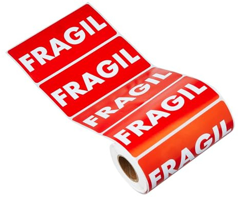 Dohe - Etiquetas Frágil para Envíos (200 uds.)