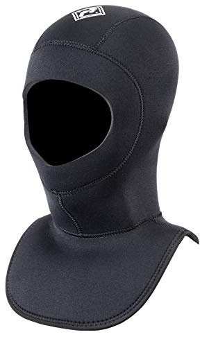 Two Bare Feet 5mm & 7mm Neoprene Wetsuit Hood – Thermal Insulation for Cold Water Diving, Surfing & Watersports, Durable Design with Secure Fit (7MM - S)