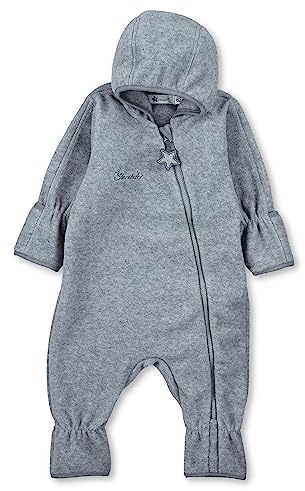 Sterntaler Unisex Baby Overall, Grau (Silber Melange), 86