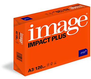 Image Impact Plus Premium-Papier, Weiß, 120 g/m², A3, 250 Blatt