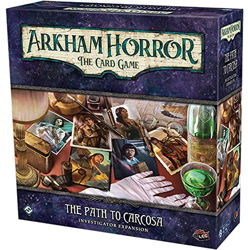 Fantasy Flight Games Arkham Horror - Das Kartenspiel - Der Weg zum Carcosa Ermittler Erweiterung - Ab 14 Jahren - 1-4 Spieler - 60-120 Minuten Spielzeit - Verschiedene FFGAHC67