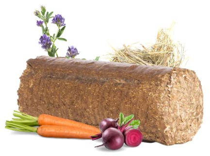 LAX Wiesenprodukte Knusperstangen Heu, Luzerne & Gemüse 3,25 kg (4 Stangen) für Pferde – Getreide- & melassefreie Raufutter-Snacks mit – Gesundes Ergänzungsfuttermittel & Pferdeleckerli