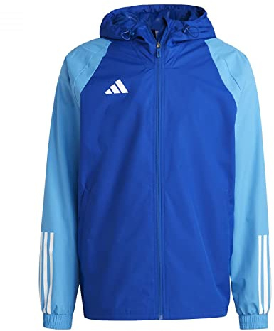 adidas Mens Jacket Tiro 23 Competition All-Weather Jacket, Team Royal Blue/Pulse Blue, IC4572, M