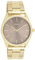 Oozoo - Timepieces Damen Uhr in Gold/Taupe | Armbanduhr Damen mit Edelstahlarmband | Moderne Uhr für Frauen | Edle Analog Damenuhr in rund C11431 (40mm Gehäuse)