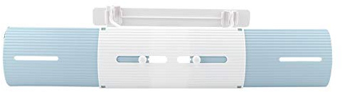 Akozon Innovador Deflector Retráctil de Protección contra el Viento para Aire Acondicionado: Desviador de Viento Azul Ajustable para Mayor Comodidad y Control del Aire (Blue)
