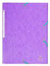 Exacompta - Réf. 17115H - 1 chemise à élastiques - pochette 3 rabats Maxi capacity - en carte lustrée - dimensions 24 x 32 cm pour documents au format A4 - couleur violet