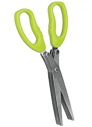 Metaltex 19 cm, Multicolore, in plastica, 251971 Forbici per Erbe a 5 Lame