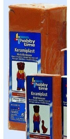 Keramiplast - Masilla de modelar, 2,5 kg, color terracota