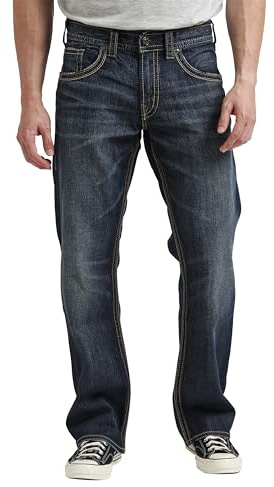 Silver Jeans Co. Men's Gordie Loose Fit Straight Leg Jeans