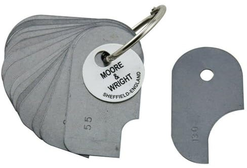 Moore and Wright 5.5-13mm Radius Gauge 204MA