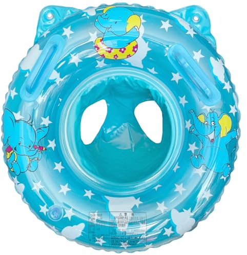 Sealive Infant Pool Float, Baby Swimming Ring with Toddler Seat Boat & Double Handle, Childrens' First Pool Floaties, Bathtub Toys Accessories for Kids Toddlers
