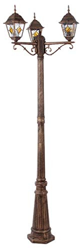 Mastleuchte 3-flammig Monaco