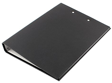 sourcing map Oficina Carpeta Anillas A4 Rápido Clip Abrazadera Documento Archivadores Soporte Gris