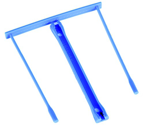 SECO E-CLIP Kunststoff-Abheftklammer - Blau (20er Pack) 89570