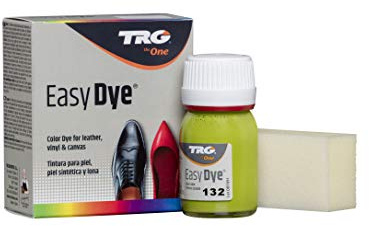 TRG The One Easy Dye, Leather Shoe Color Restore Paint, 132 Green Island, 25 ml