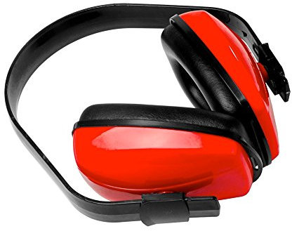 Faru FARU ECO - Protector auditivo/ Auricular pasivos, Eco protector para oidos (SNR 27 db), norma EN 352-1, rojo/negro