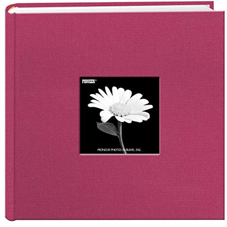 Pioneer Photo Albums Holds 200 Photos, Bright Pink, 4 x 6