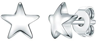 Rafaela Donata Damen Ohrstecker Stern aus 925/- Sterling Silber - Silberohrstecker Sternohrstecker Motivohrringe Mädchen
