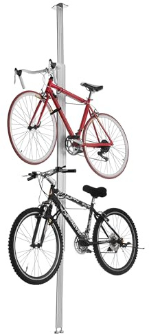 RAD Cycle Aluminum Bike Stand Bicycle Rack Storage or Display Holds Two Bicycles