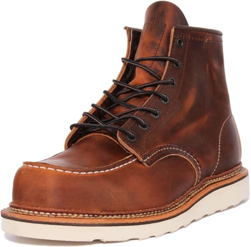 Red Wing Heritage Herren Moc 15,2 cm Stiefel, Braun (Kupfer rau und robust), 41 EU