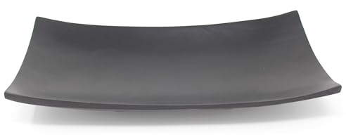 Trendy Wood & Light DEKOSCHALE Kanu schwarz aus Mangoholz