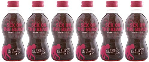 EL FUEGO - Cocktail Sex On the Beach Prêt à boire à base de Vodka (6 x 0.20 L)